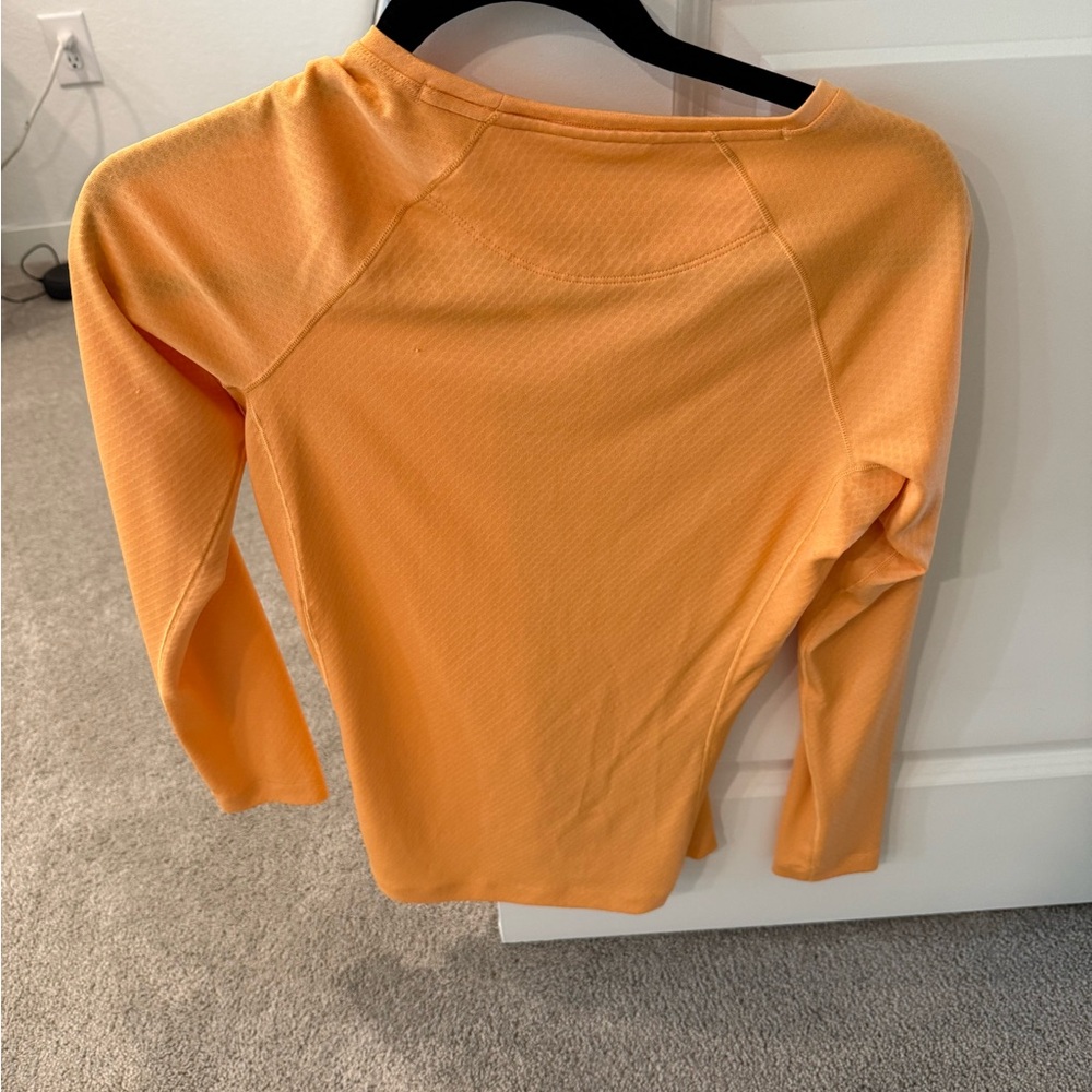 Patagonia Women's Vibrant Orange Long Sleeve Tee - Picture 3 of 3
